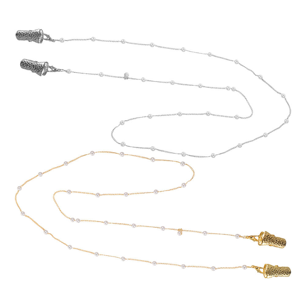 Mask Chain Holder - قطعتان من حبل النظارات المزخرف بالخرز