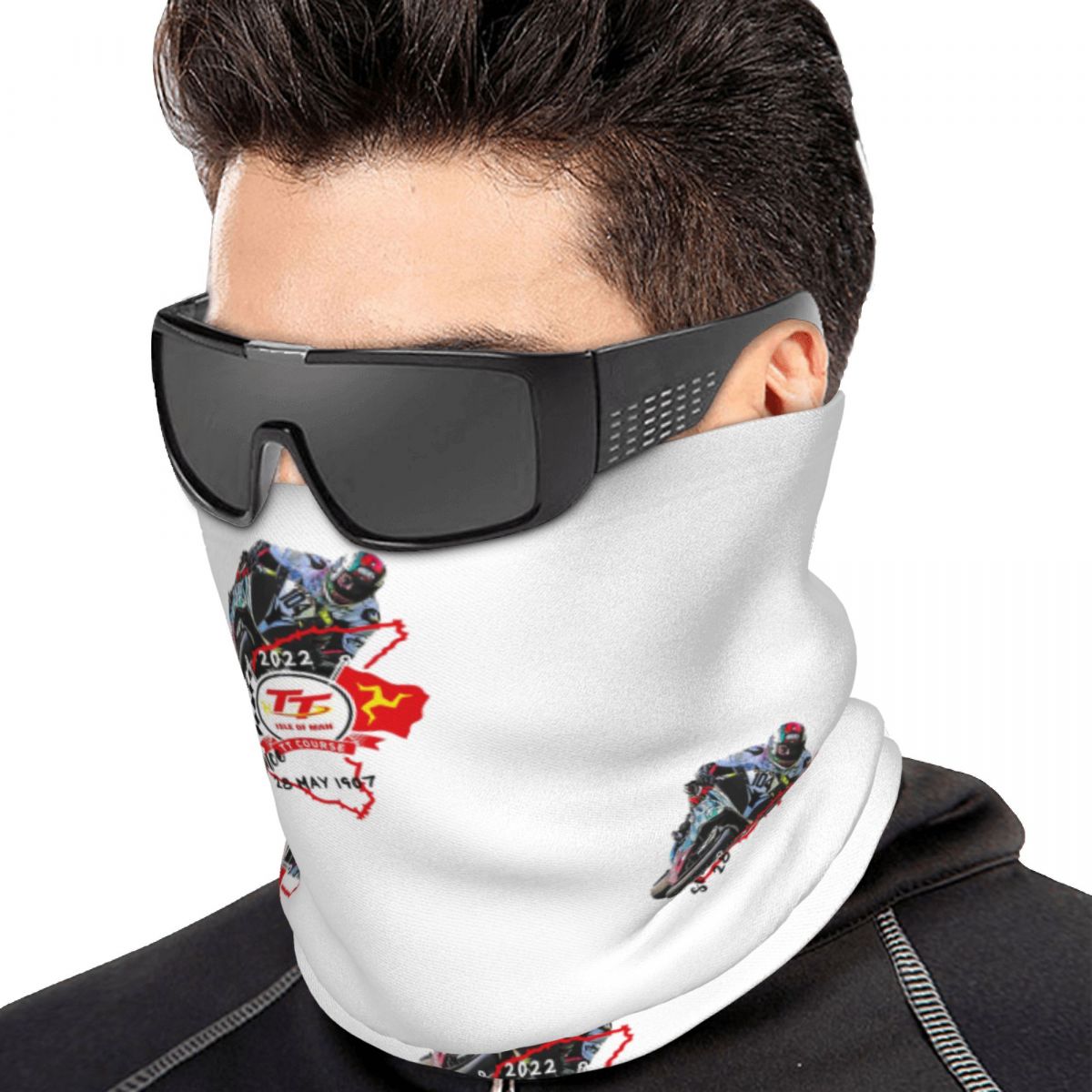Neck Gaiter Face Cover - غطاء رقبة مرن متعدد الوظائف لسباقات