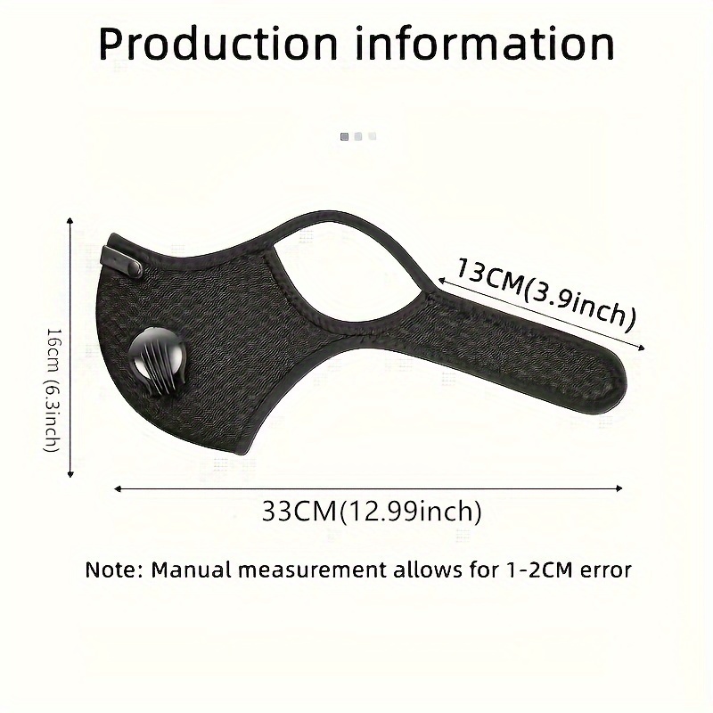 قناع ركوب الدراجات رياضي قابل  - مراجعة Dust Mask Construction وسعره