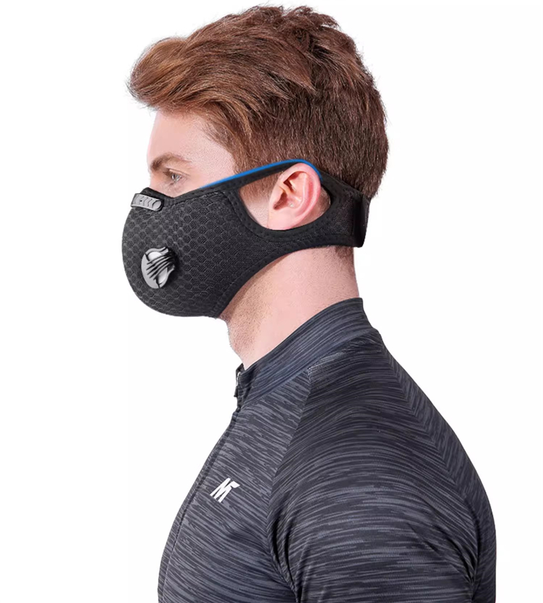 قناع ركوب الدراجات رياضي قابل  - مراجعة Dust Mask Construction وسعره
